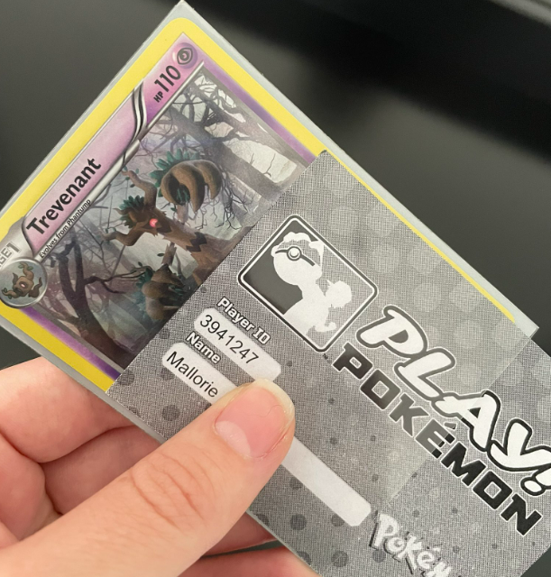 Play! Pokémon Trainer Club ID Card Sleeve Example